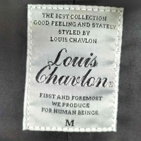 louis chavlon 羊革シングルライダースジャケット メンズ import:M